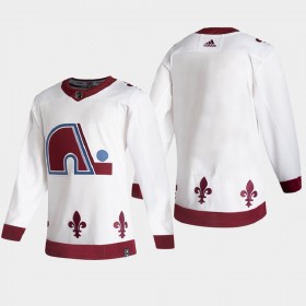 Colorado Avalanche Blank 2020-21 Reverse Retro Authentic Shirt - Mannen